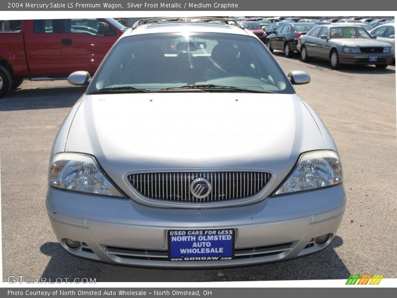 Silver Frost Metallic / Medium Graphite 2004 Mercury Sable LS Premium Wagon