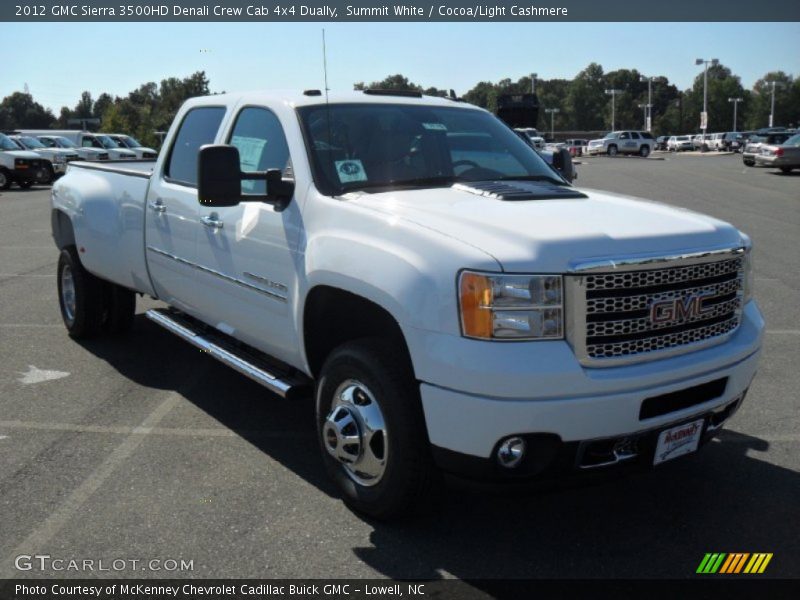 Front 3/4 View of 2012 Sierra 3500HD Denali Crew Cab 4x4 Dually