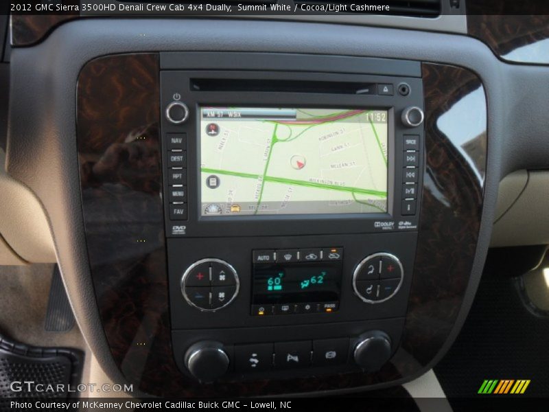 Navigation of 2012 Sierra 3500HD Denali Crew Cab 4x4 Dually