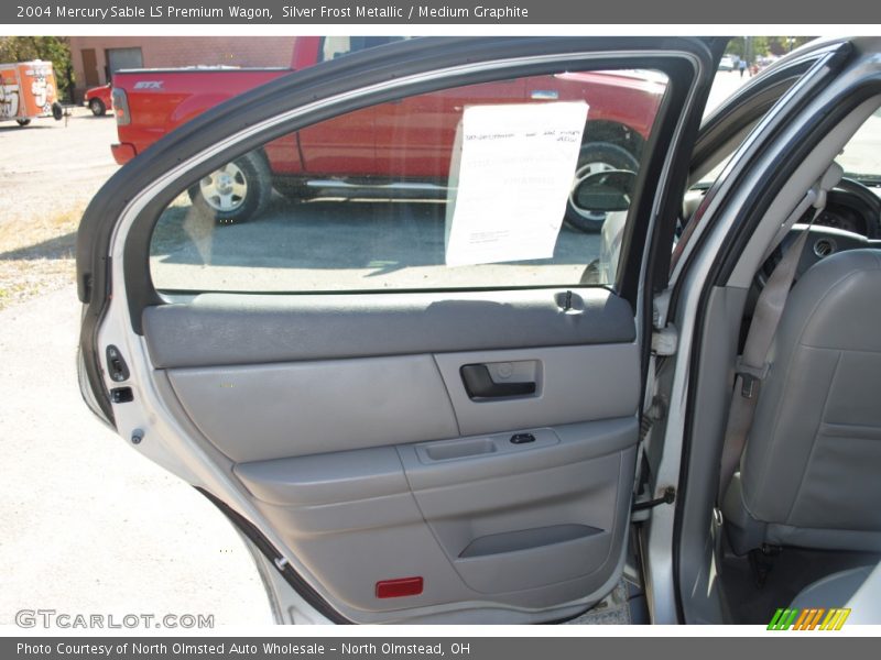 Silver Frost Metallic / Medium Graphite 2004 Mercury Sable LS Premium Wagon