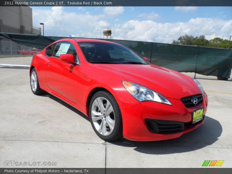 Tsukuba Red / Black Cloth 2012 Hyundai Genesis Coupe 2.0T