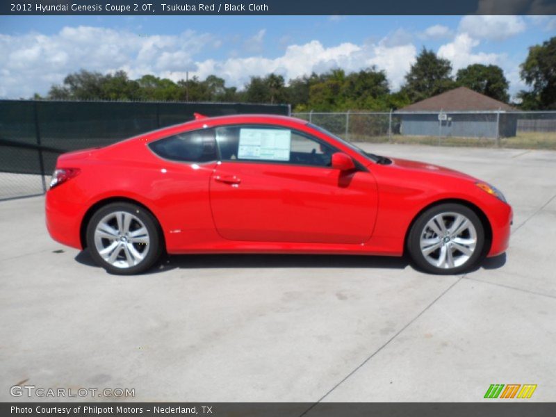  2012 Genesis Coupe 2.0T Tsukuba Red