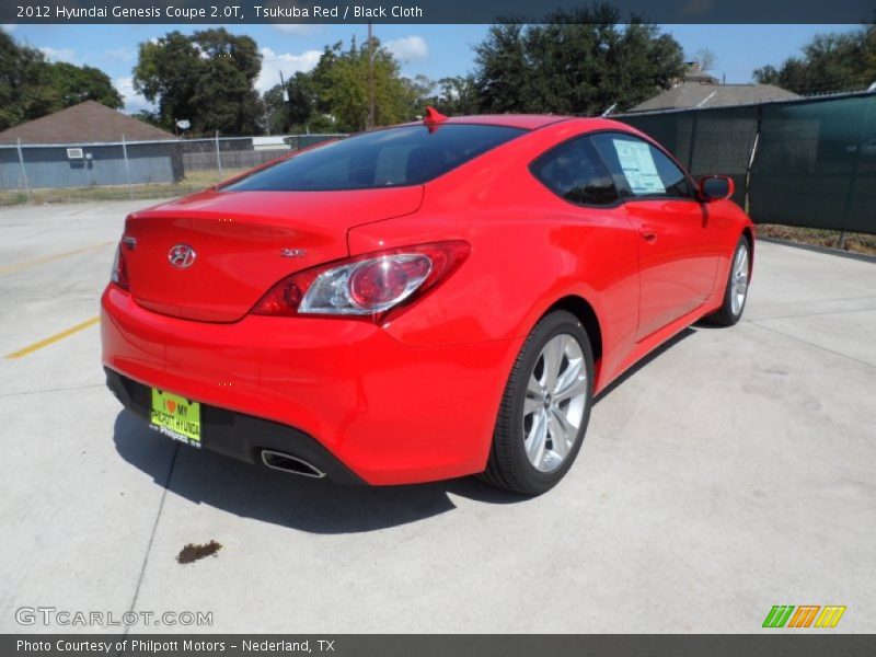 Tsukuba Red / Black Cloth 2012 Hyundai Genesis Coupe 2.0T