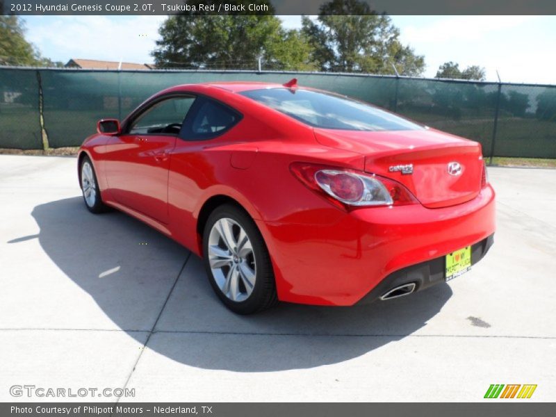 Tsukuba Red / Black Cloth 2012 Hyundai Genesis Coupe 2.0T