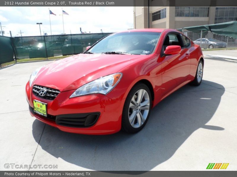 Tsukuba Red / Black Cloth 2012 Hyundai Genesis Coupe 2.0T