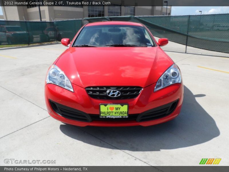 Tsukuba Red / Black Cloth 2012 Hyundai Genesis Coupe 2.0T