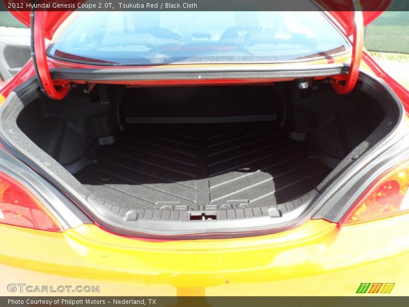  2012 Genesis Coupe 2.0T Trunk