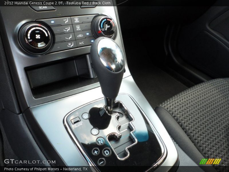  2012 Genesis Coupe 2.0T 5 Speed Shiftronic Automatic Shifter