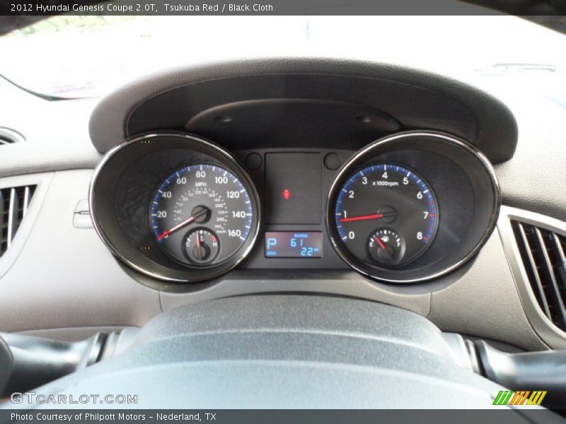  2012 Genesis Coupe 2.0T 2.0T Gauges