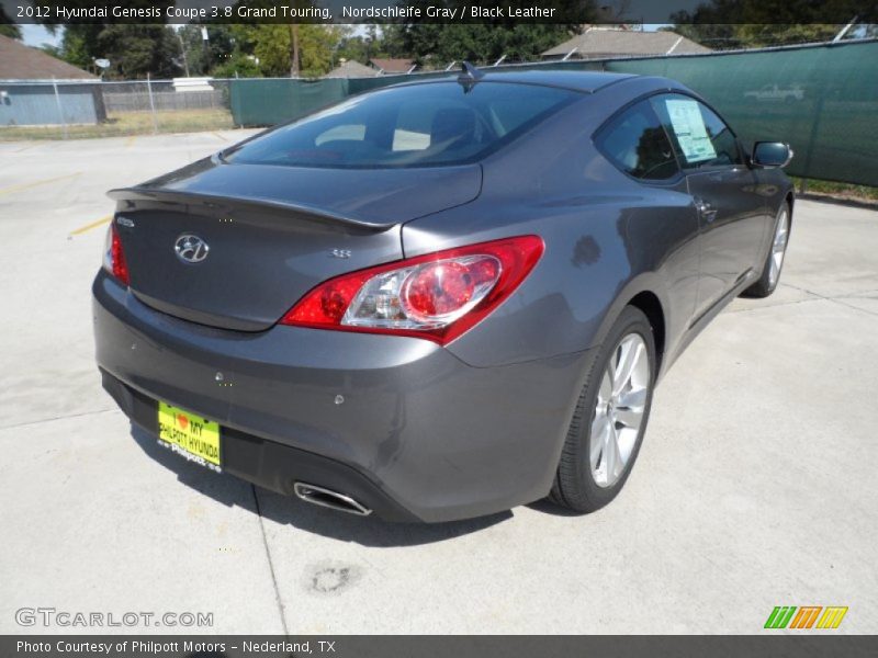 Nordschleife Gray / Black Leather 2012 Hyundai Genesis Coupe 3.8 Grand Touring