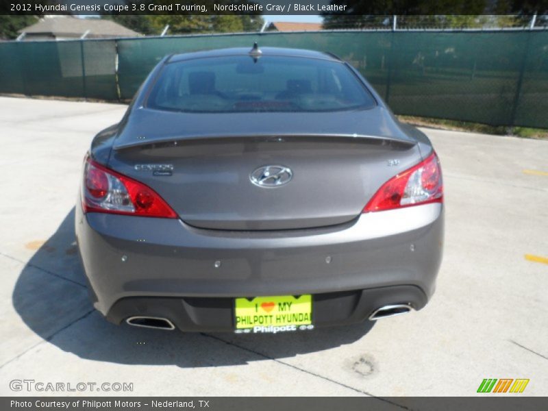 Nordschleife Gray / Black Leather 2012 Hyundai Genesis Coupe 3.8 Grand Touring