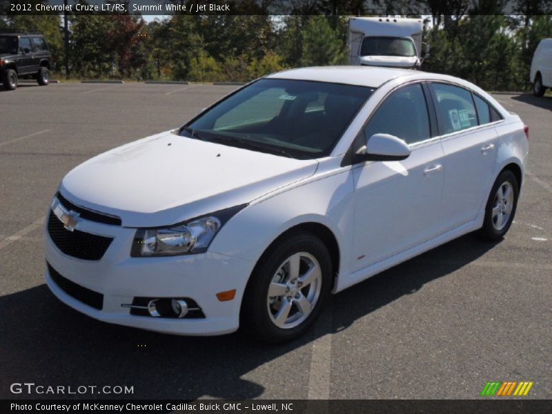 Summit White / Jet Black 2012 Chevrolet Cruze LT/RS