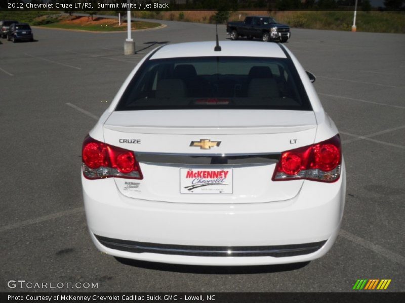 Summit White / Jet Black 2012 Chevrolet Cruze LT/RS