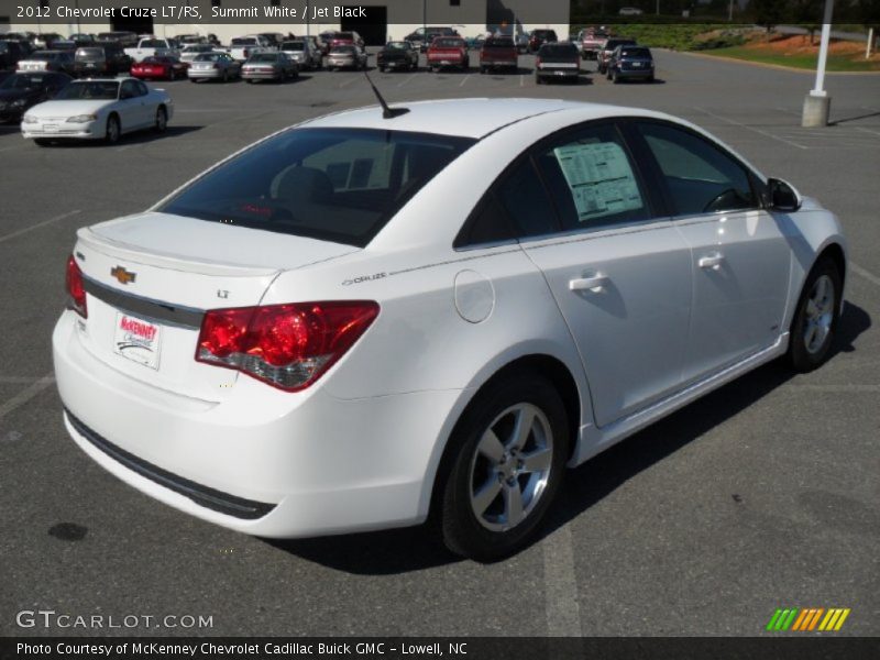 Summit White / Jet Black 2012 Chevrolet Cruze LT/RS