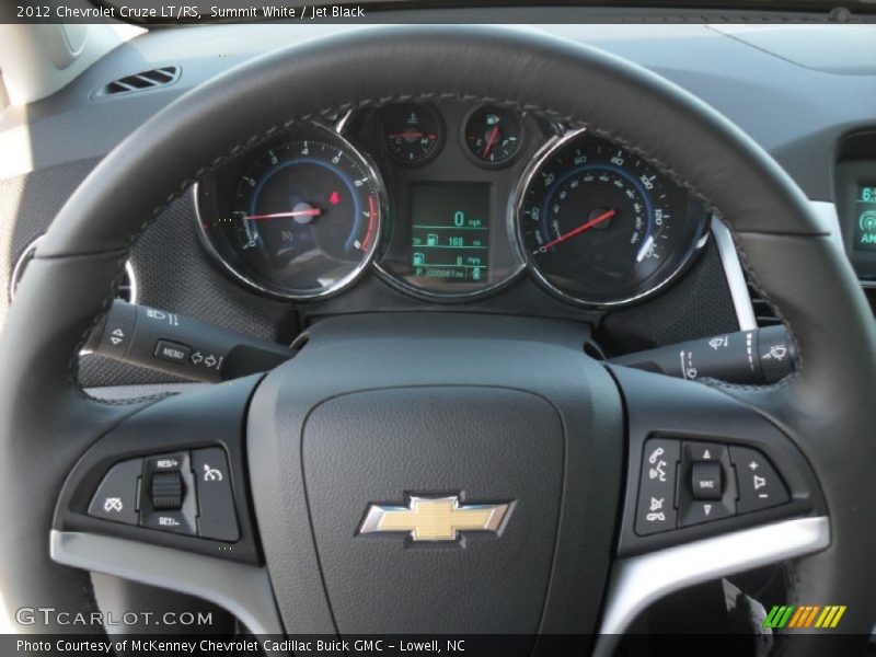 Summit White / Jet Black 2012 Chevrolet Cruze LT/RS