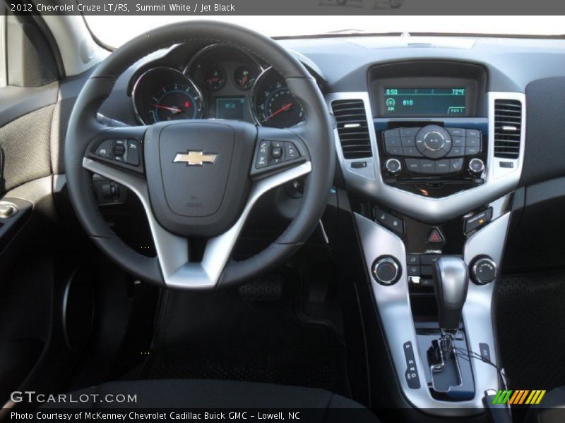 Summit White / Jet Black 2012 Chevrolet Cruze LT/RS