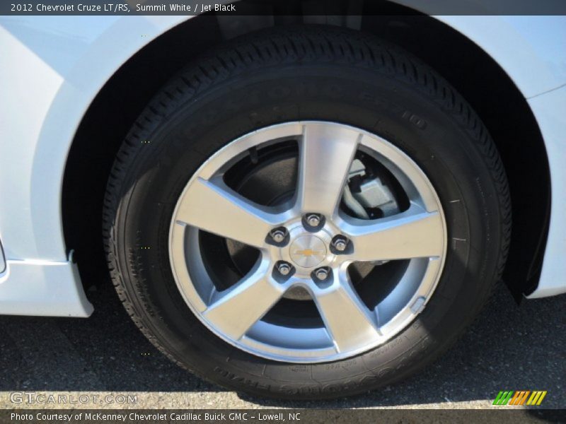 Summit White / Jet Black 2012 Chevrolet Cruze LT/RS