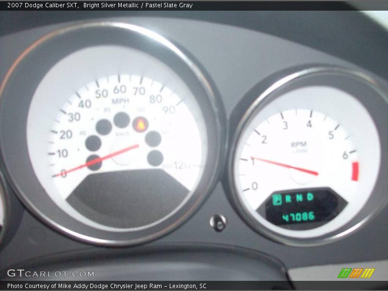 Bright Silver Metallic / Pastel Slate Gray 2007 Dodge Caliber SXT