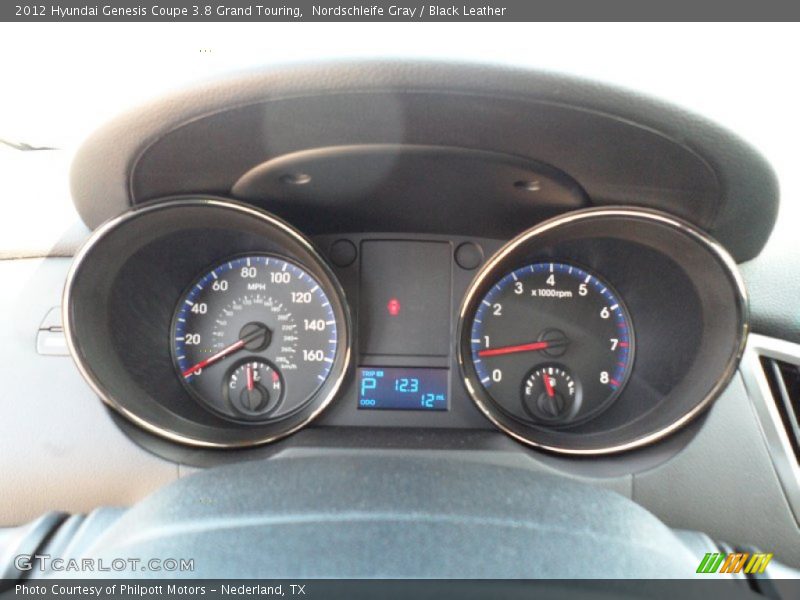  2012 Genesis Coupe 3.8 Grand Touring 3.8 Grand Touring Gauges