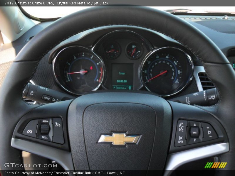 Crystal Red Metallic / Jet Black 2012 Chevrolet Cruze LT/RS