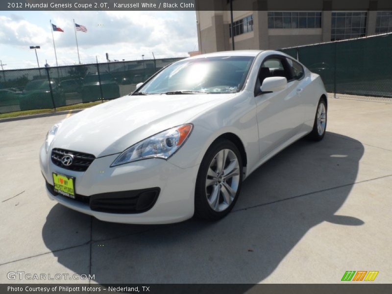 Karussell White / Black Cloth 2012 Hyundai Genesis Coupe 2.0T
