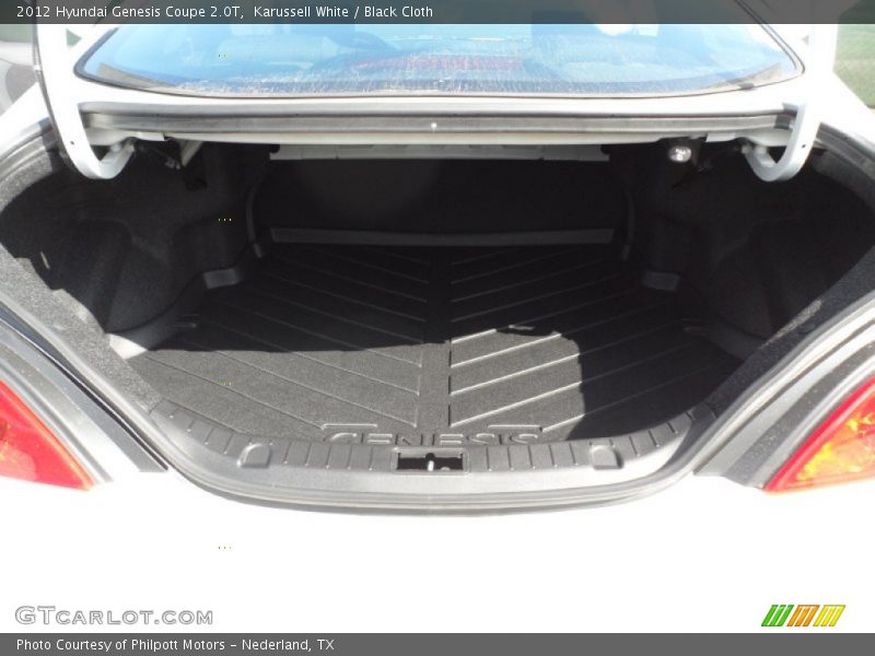  2012 Genesis Coupe 2.0T Trunk