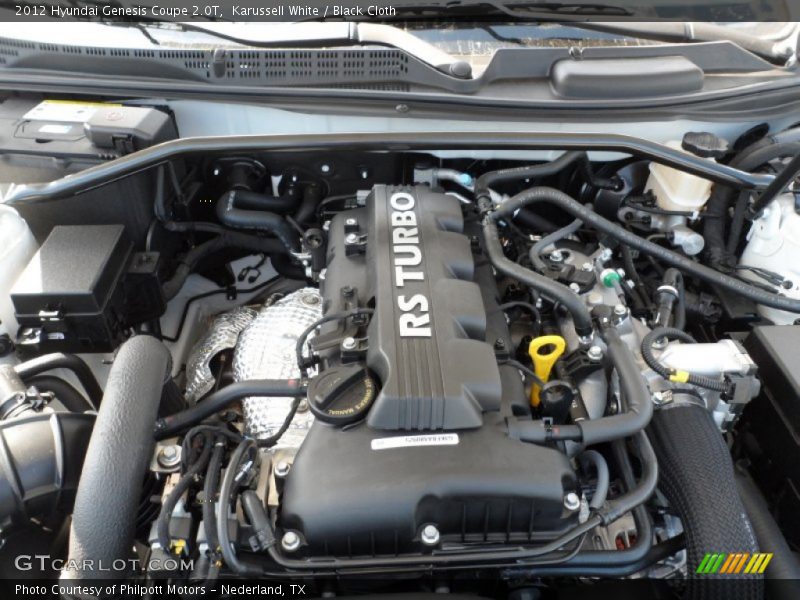  2012 Genesis Coupe 2.0T Engine - 2.0 Liter Turbocharged DOHC 16-Valve Dual-CVVT 4 Cylinder