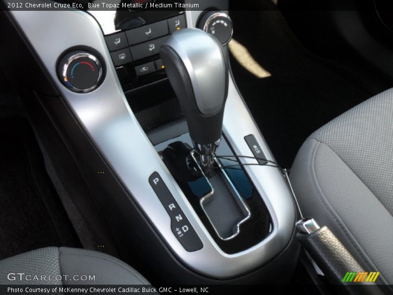 Blue Topaz Metallic / Medium Titanium 2012 Chevrolet Cruze Eco