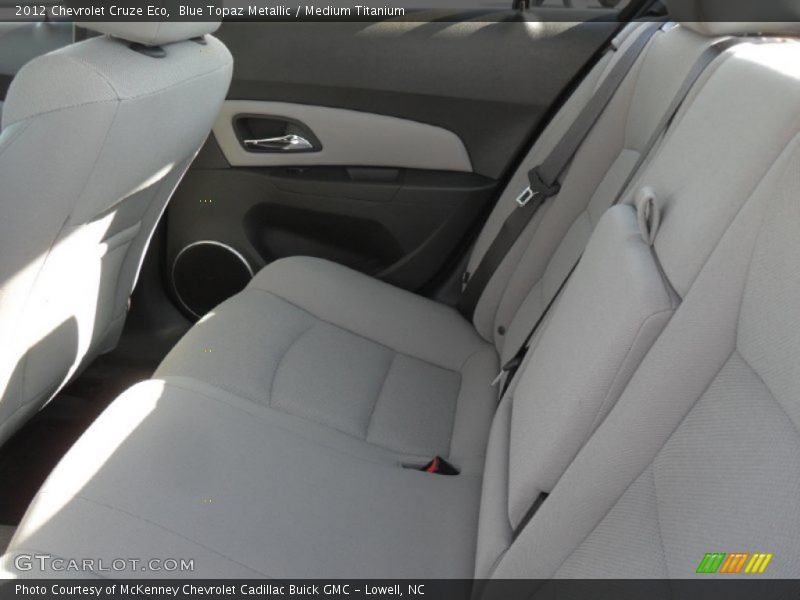 Blue Topaz Metallic / Medium Titanium 2012 Chevrolet Cruze Eco