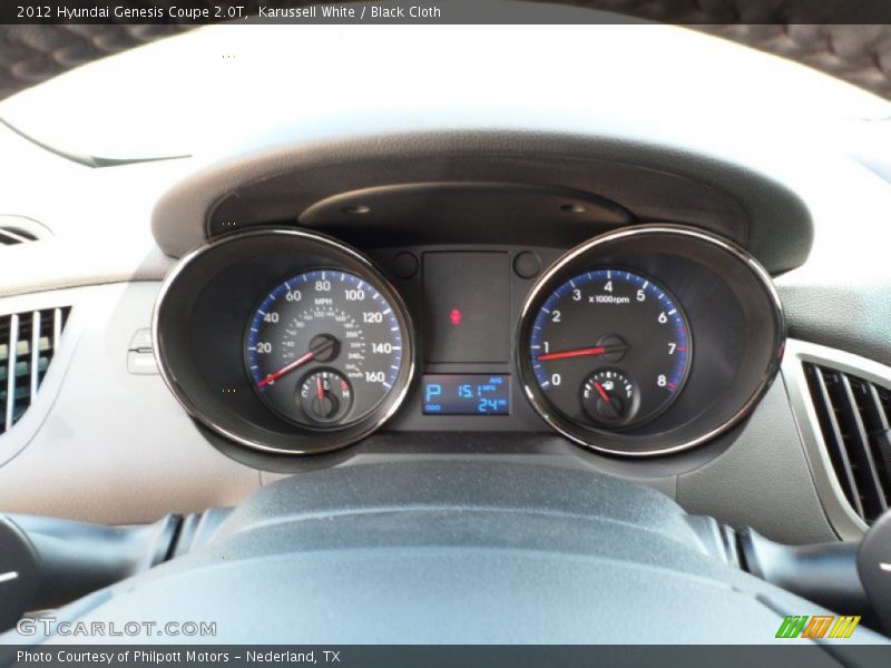  2012 Genesis Coupe 2.0T 2.0T Gauges