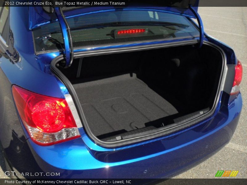Blue Topaz Metallic / Medium Titanium 2012 Chevrolet Cruze Eco