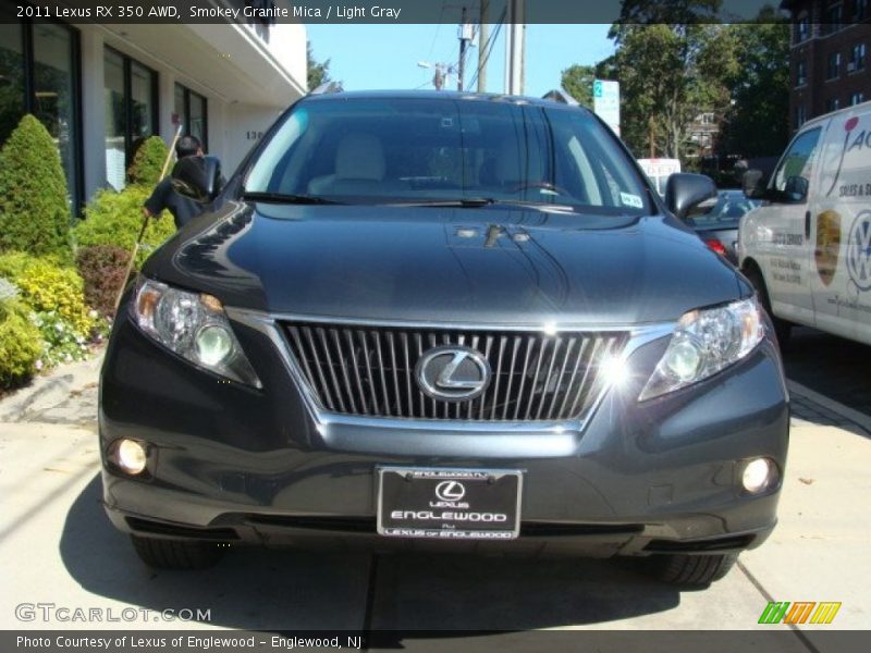 Smokey Granite Mica / Light Gray 2011 Lexus RX 350 AWD