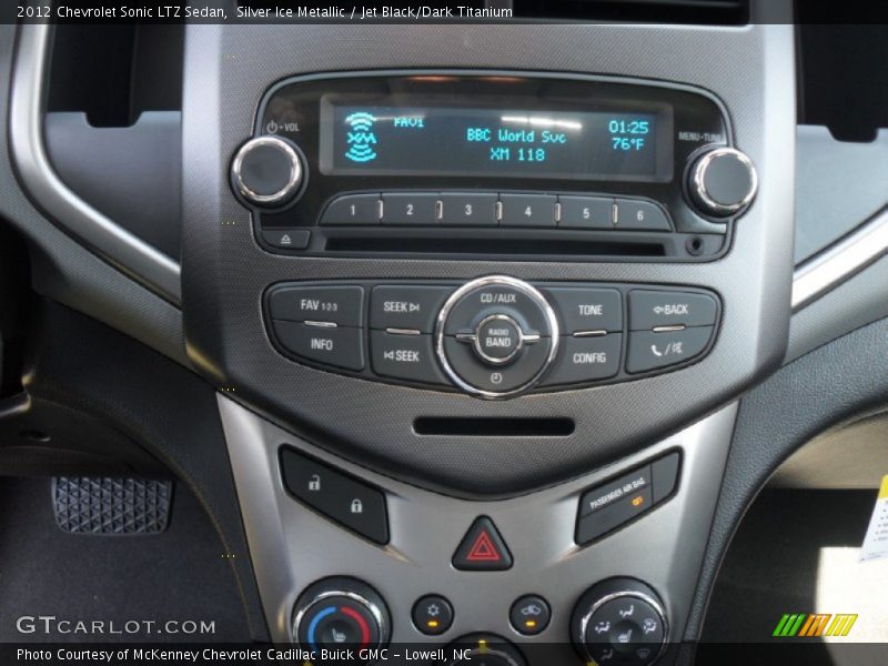 Controls of 2012 Sonic LTZ Sedan