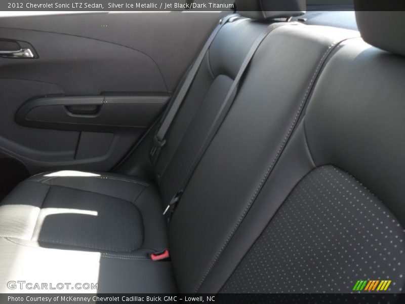 Silver Ice Metallic / Jet Black/Dark Titanium 2012 Chevrolet Sonic LTZ Sedan