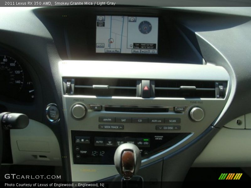 Smokey Granite Mica / Light Gray 2011 Lexus RX 350 AWD