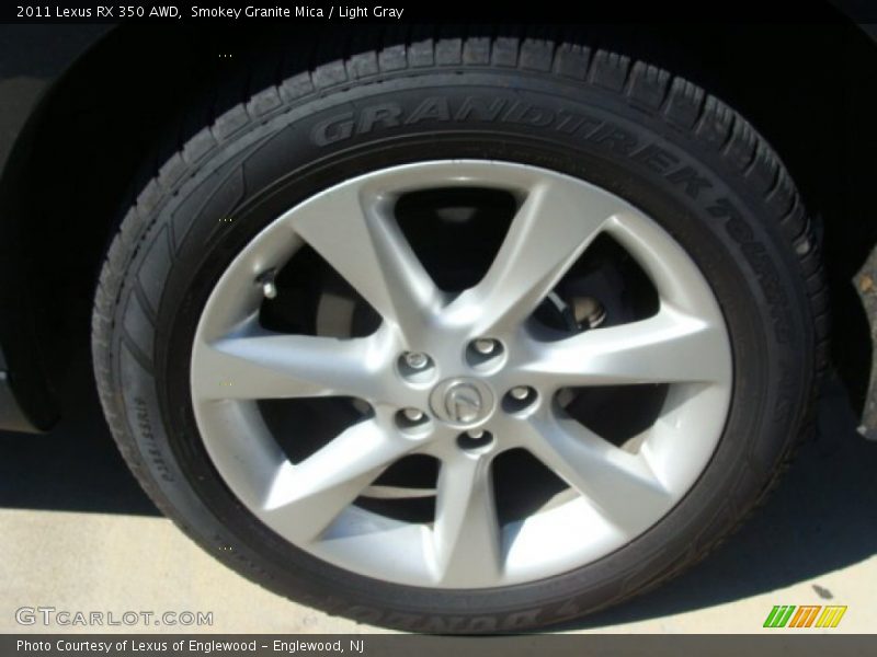 Smokey Granite Mica / Light Gray 2011 Lexus RX 350 AWD