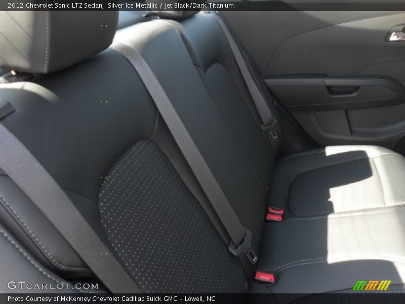 Silver Ice Metallic / Jet Black/Dark Titanium 2012 Chevrolet Sonic LTZ Sedan