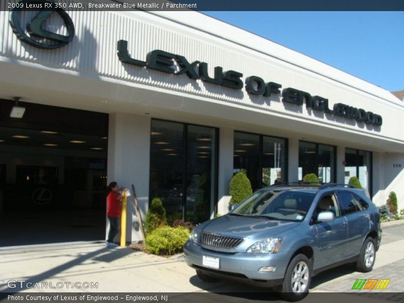 Breakwater Blue Metallic / Parchment 2009 Lexus RX 350 AWD