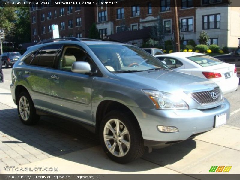 Breakwater Blue Metallic / Parchment 2009 Lexus RX 350 AWD