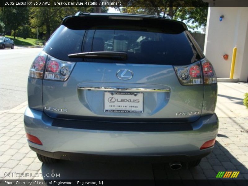 Breakwater Blue Metallic / Parchment 2009 Lexus RX 350 AWD