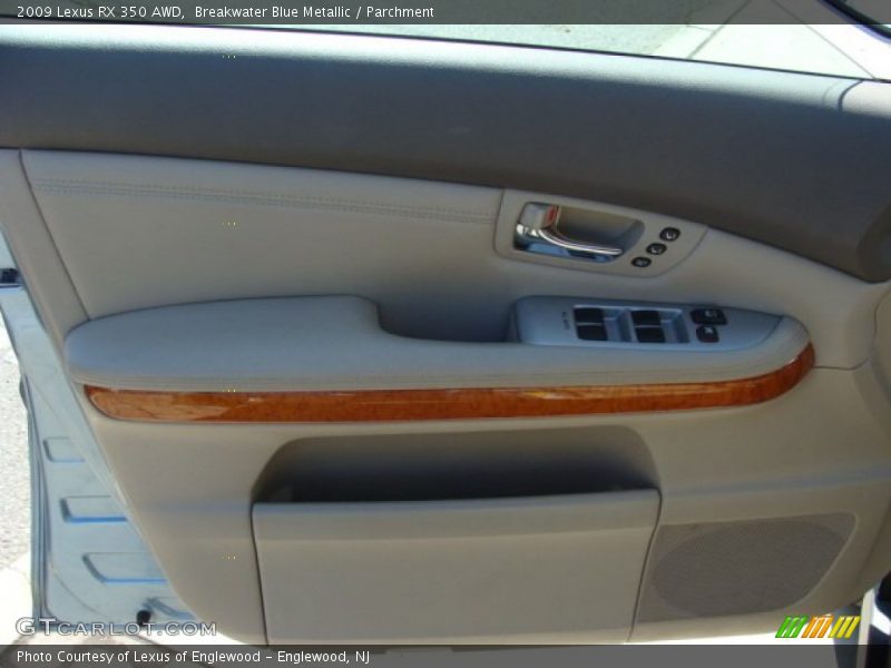 Breakwater Blue Metallic / Parchment 2009 Lexus RX 350 AWD