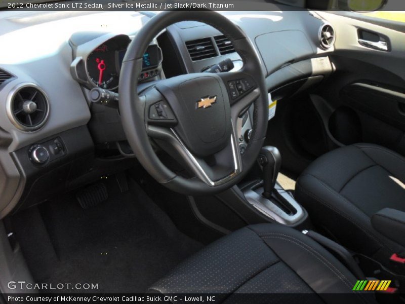 Jet Black/Dark Titanium Interior - 2012 Sonic LTZ Sedan 