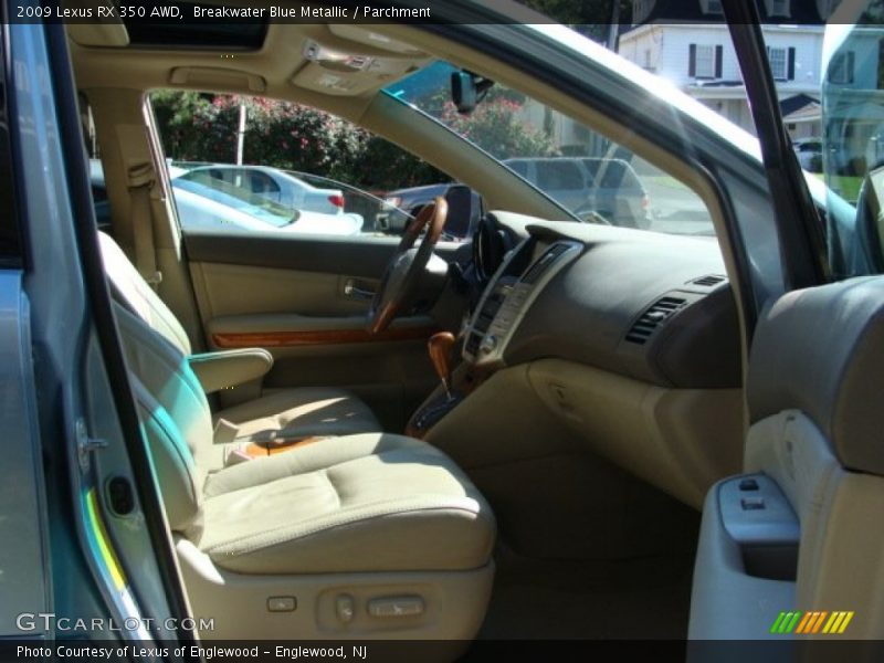Breakwater Blue Metallic / Parchment 2009 Lexus RX 350 AWD