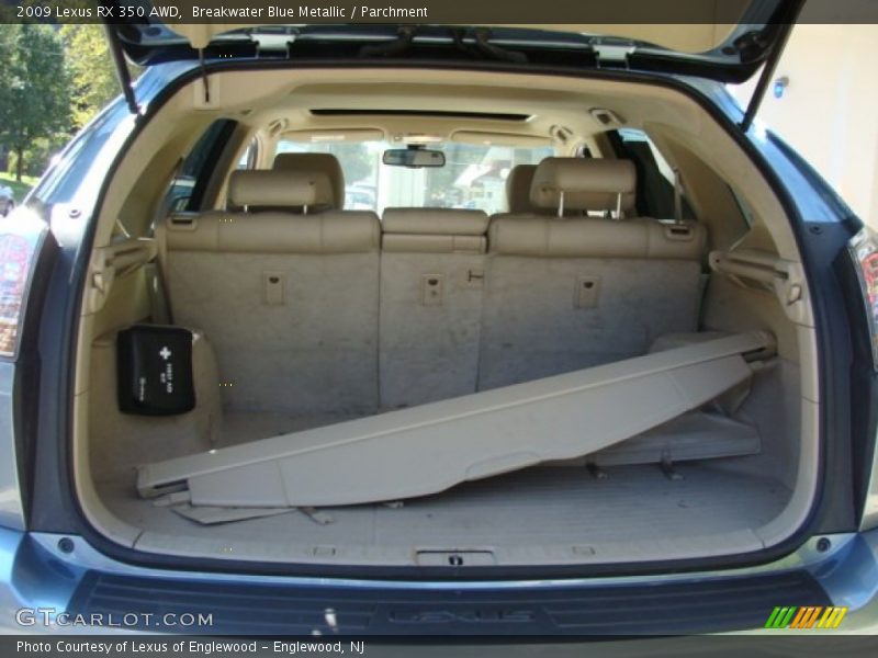 Breakwater Blue Metallic / Parchment 2009 Lexus RX 350 AWD