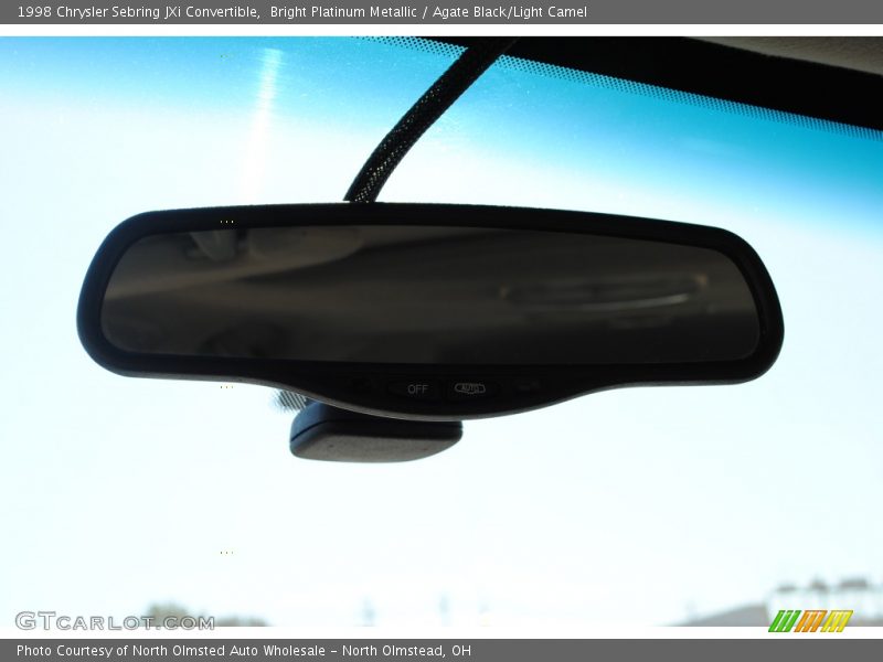 Bright Platinum Metallic / Agate Black/Light Camel 1998 Chrysler Sebring JXi Convertible