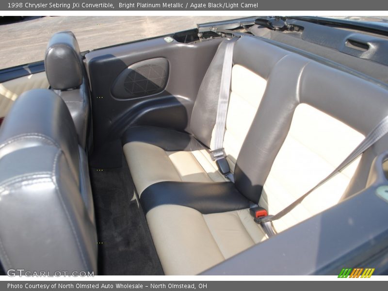  1998 Sebring JXi Convertible Agate Black/Light Camel Interior