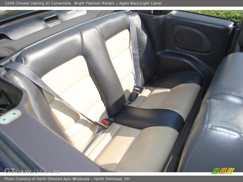  1998 Sebring JXi Convertible Agate Black/Light Camel Interior