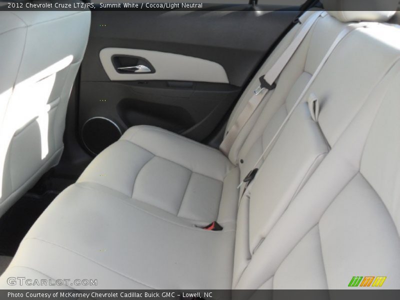 Summit White / Cocoa/Light Neutral 2012 Chevrolet Cruze LTZ/RS