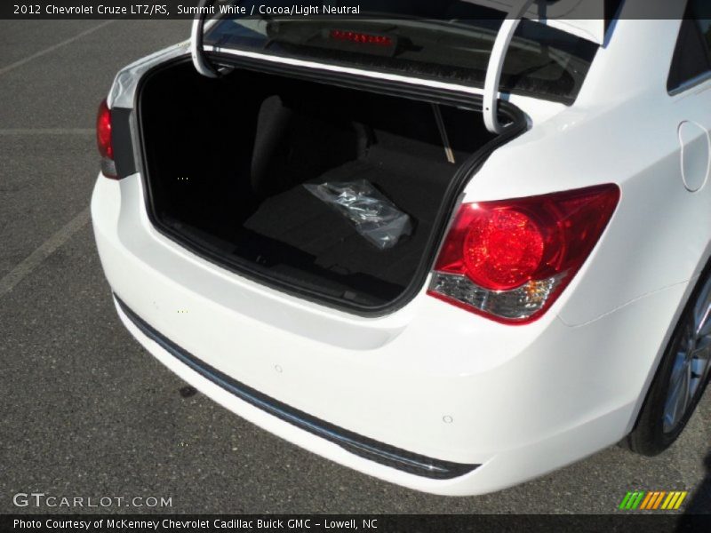 Summit White / Cocoa/Light Neutral 2012 Chevrolet Cruze LTZ/RS