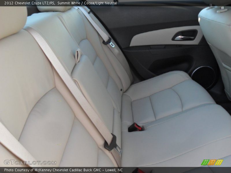 Summit White / Cocoa/Light Neutral 2012 Chevrolet Cruze LTZ/RS